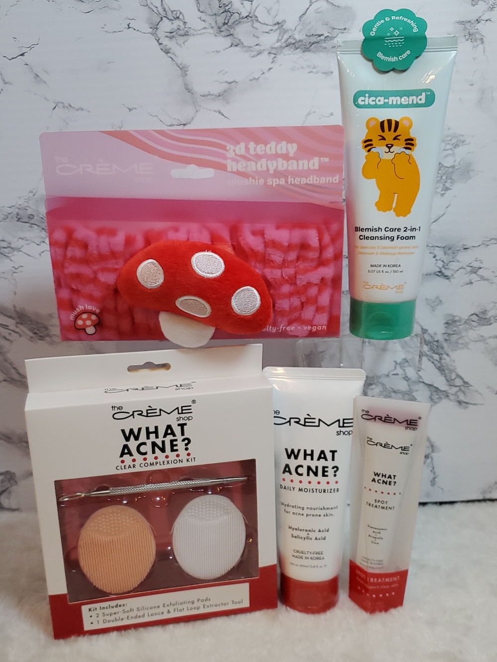 the Crème Shop What Acne? Daily Cleansing Kit NWT